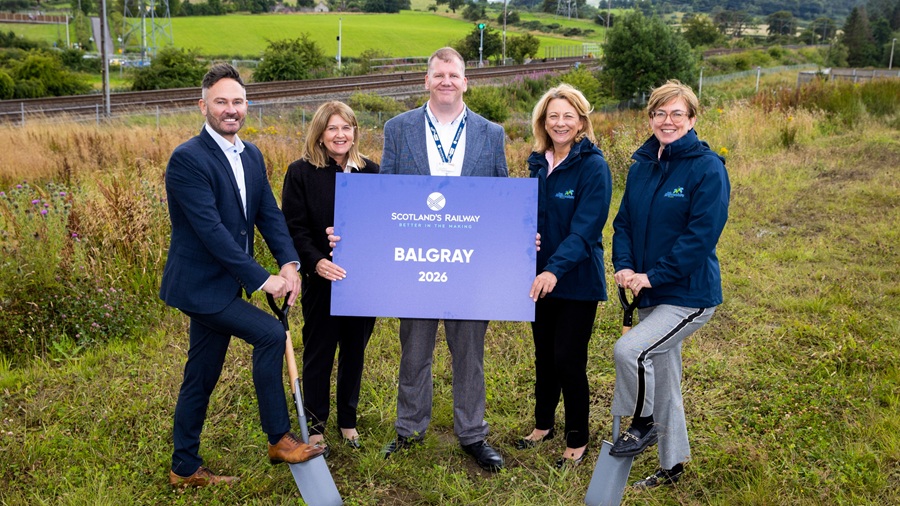 Ground broken on Barrhead’s new £18.3m Balgray station