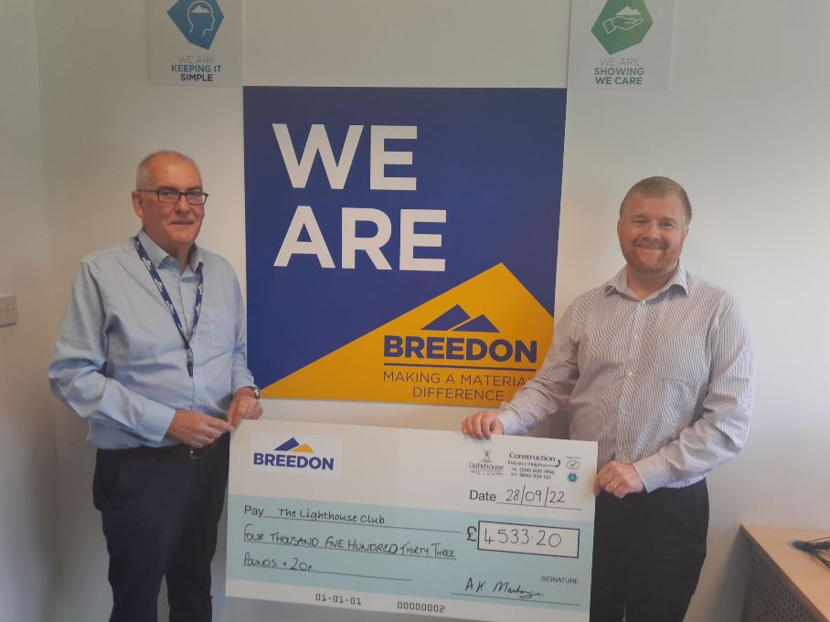 Breedon Scotland raises funds for Lighthouse Club at Gleneagles golf day