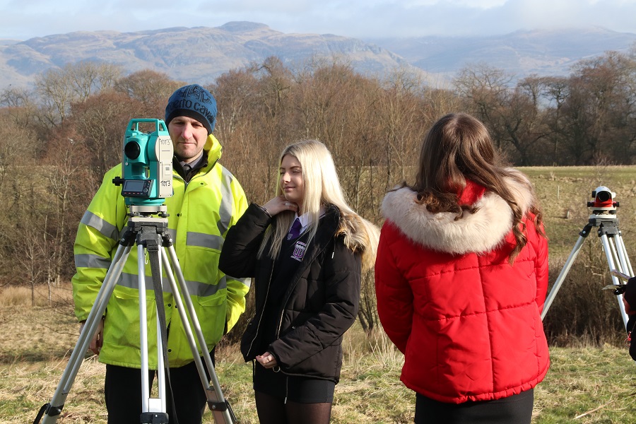 Women in construction inspire female Stirling pupils