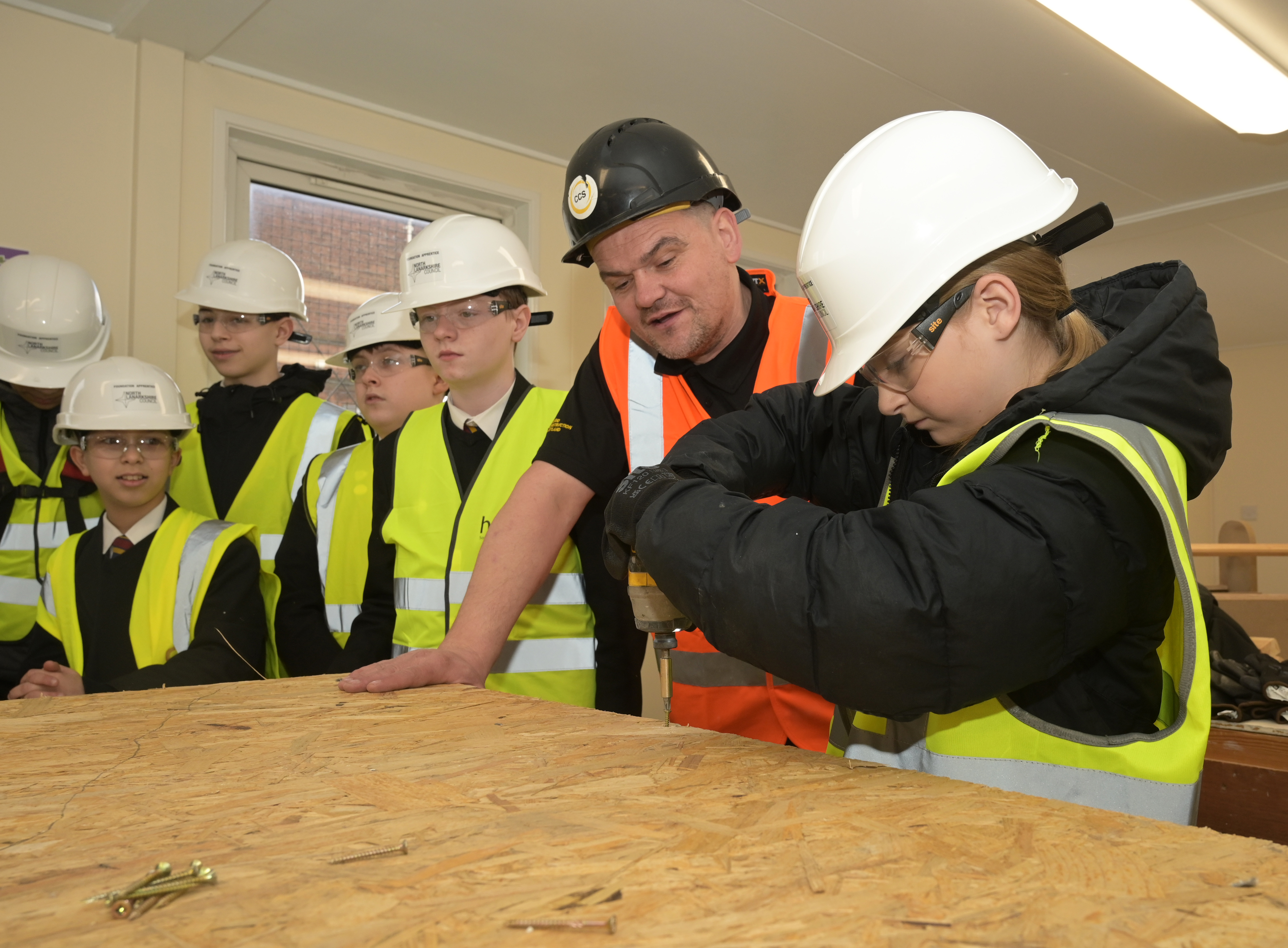 North Lanarkshire pupils enjoy constructing careers for the future