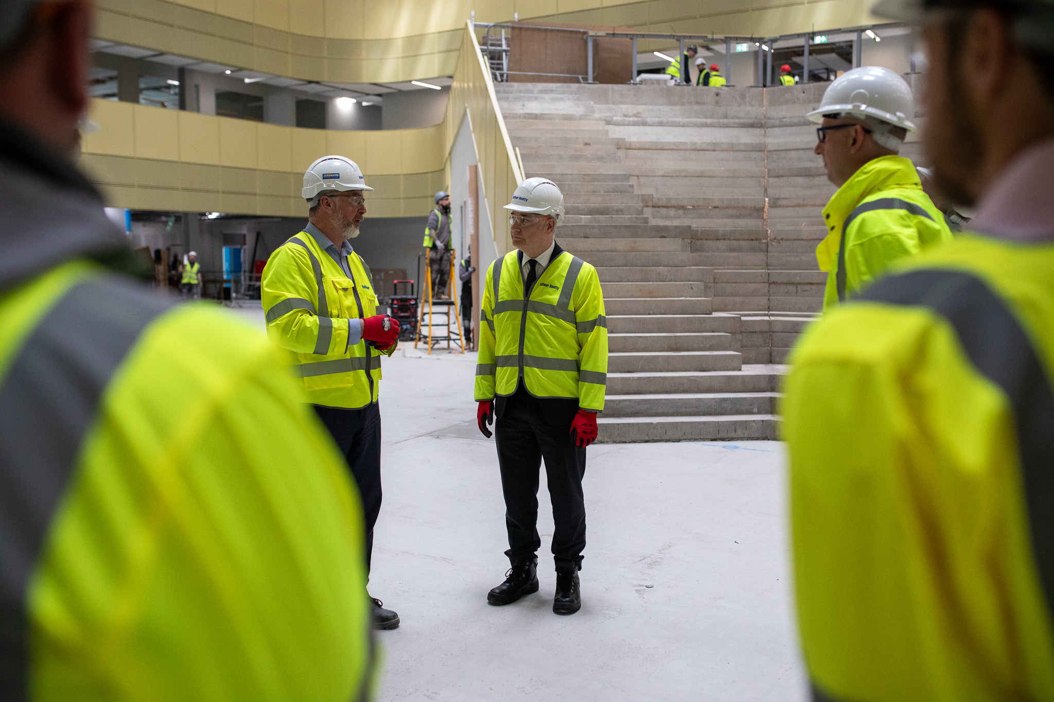 Business minister visits Fife College’s Dunfermline City Campus