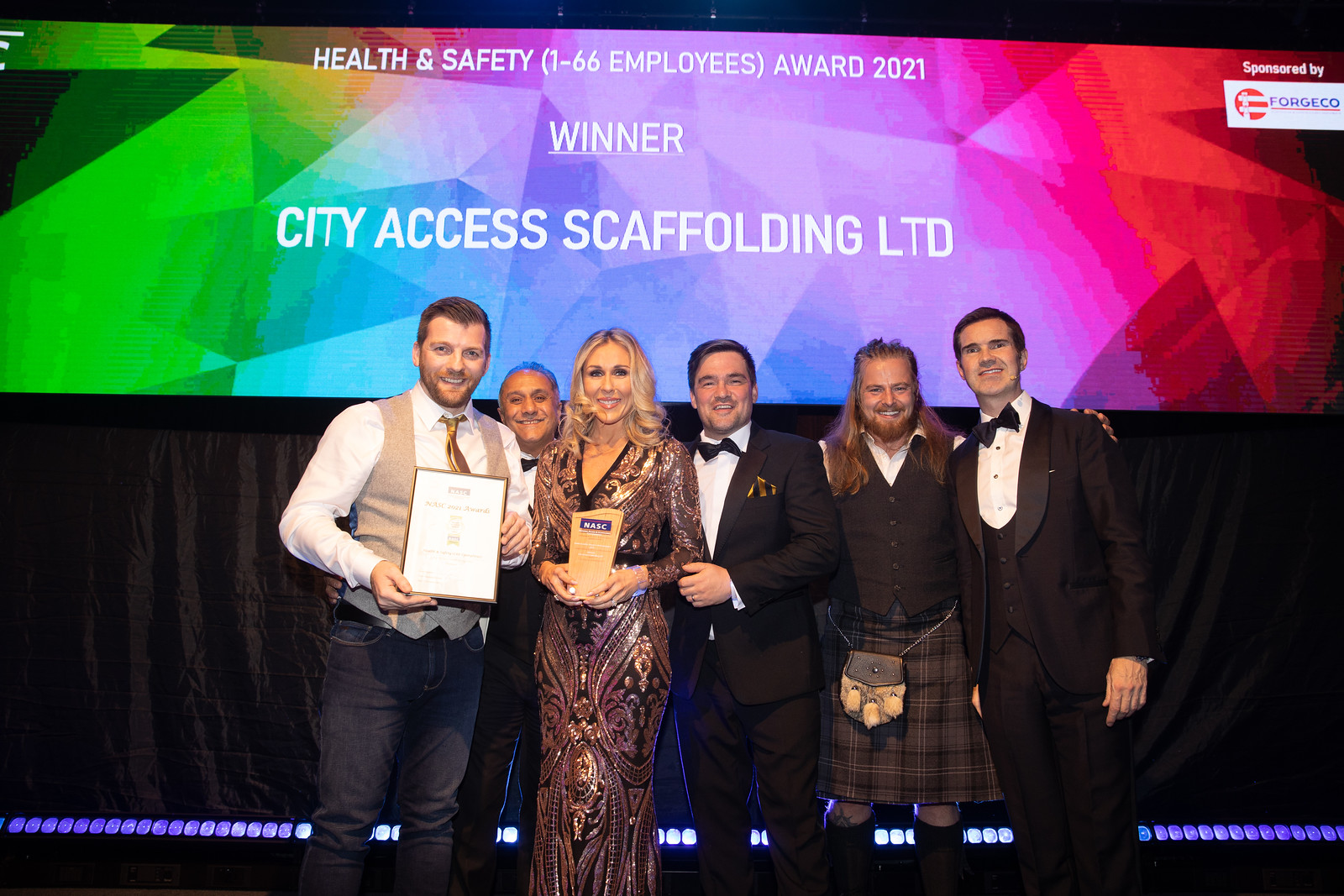 Edinburgh scaffolding firm builds on double award success
