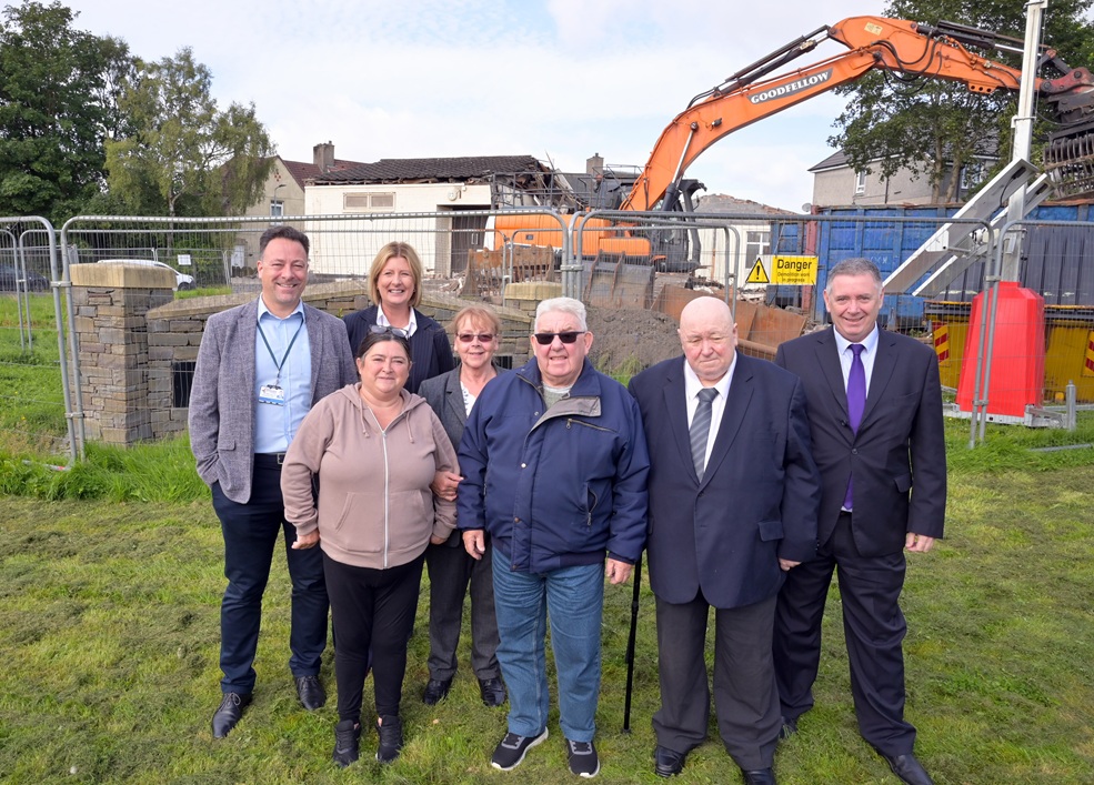 Demolition to clear way for new community centre in Chapelhall