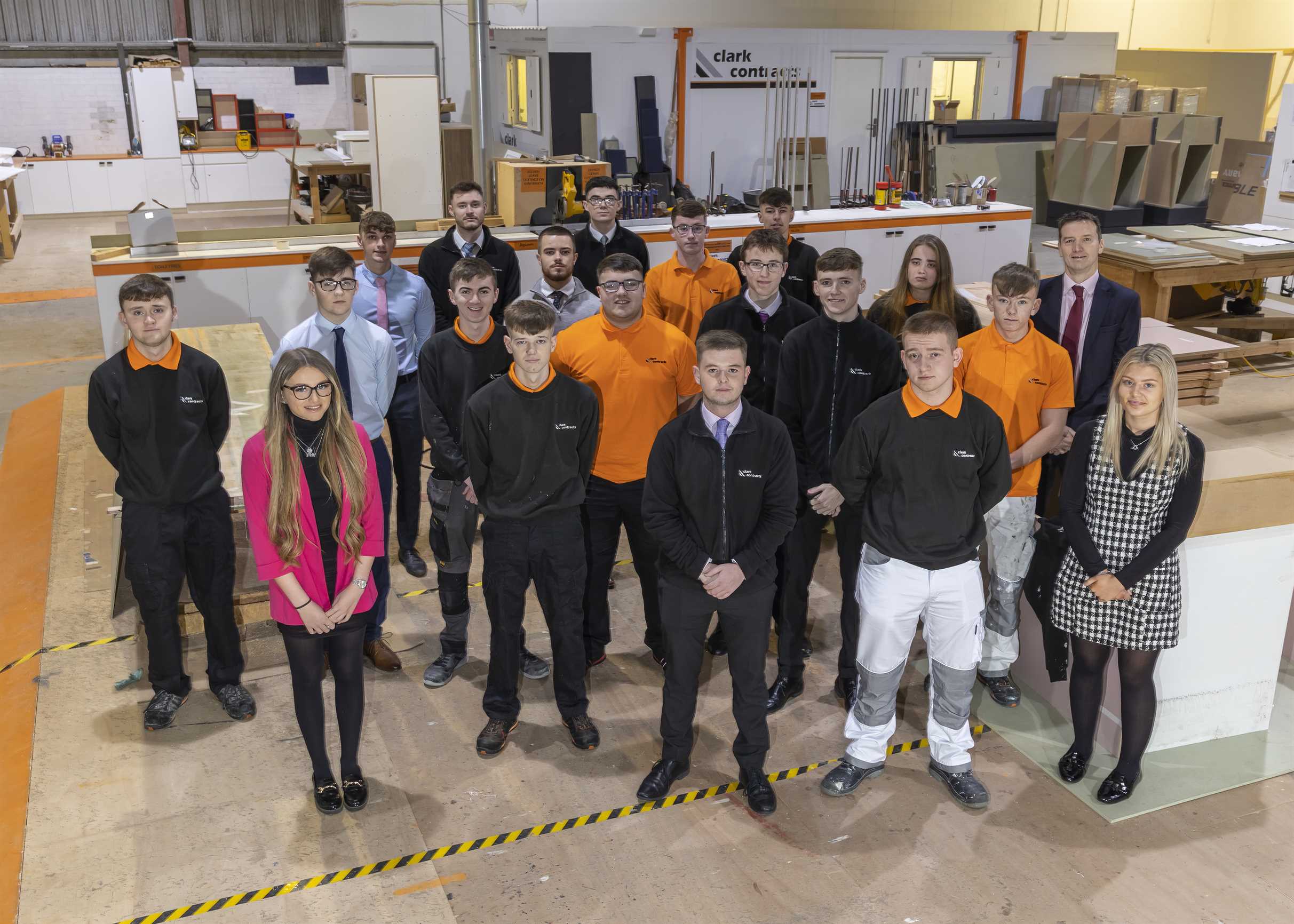 Nineteen new trainees join Clark Contracts' award-winning academy