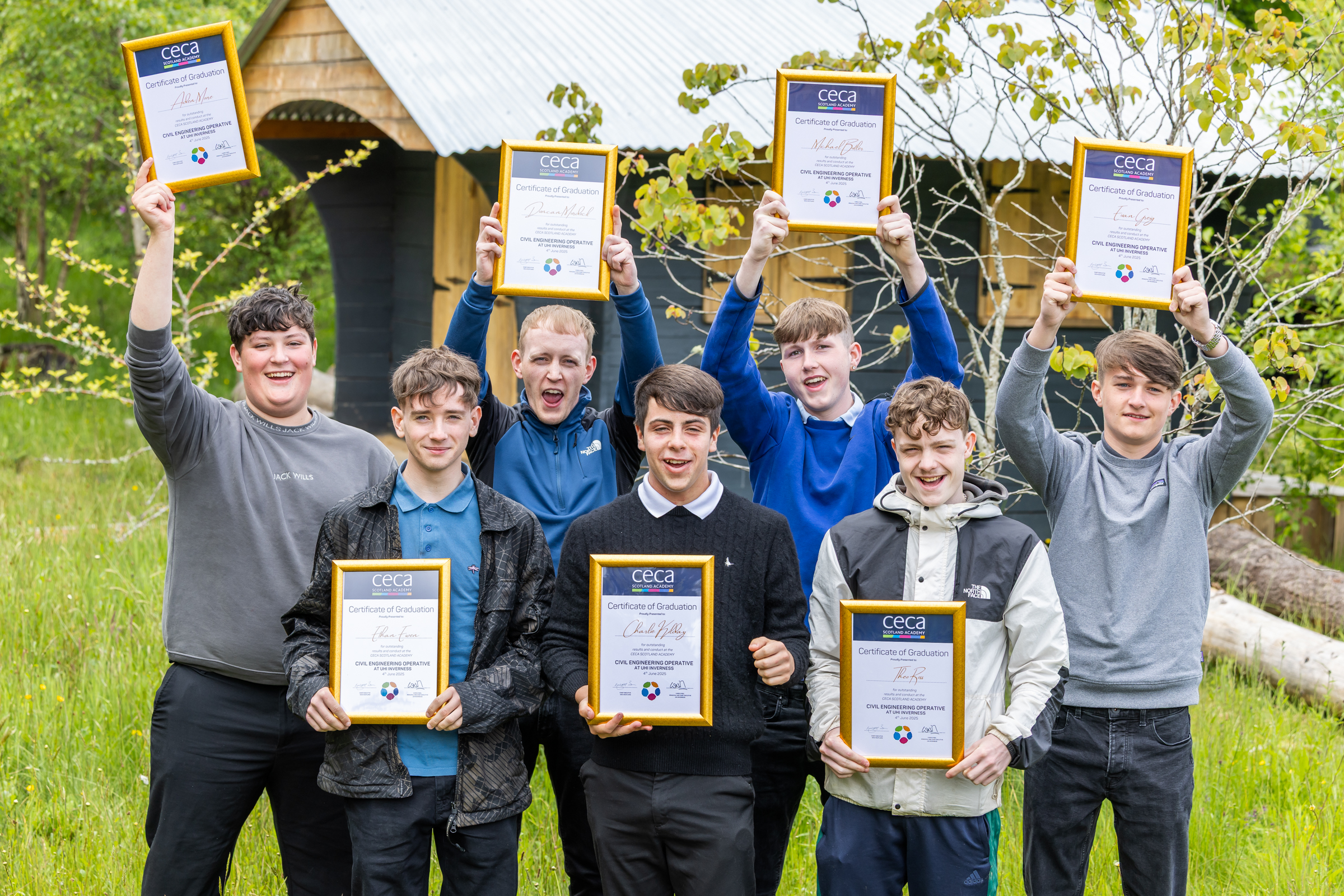 Latest CECA Academy Scotland students graduate from UHI Inverness