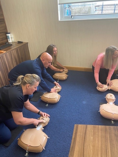 JR team takes CPR training to heart