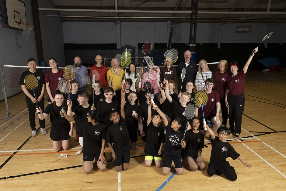 Cala serves up support for East Dunbartonshire badminton club