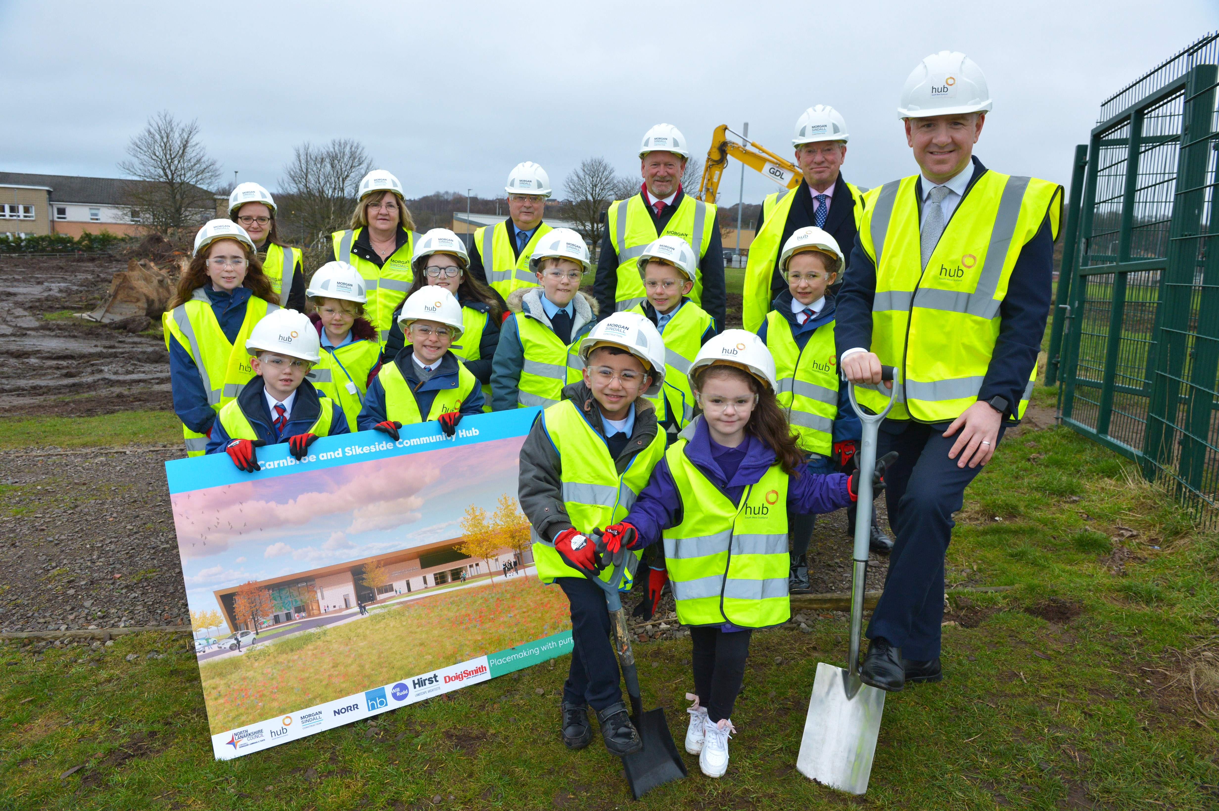 Work starts on Coatbridge community hub