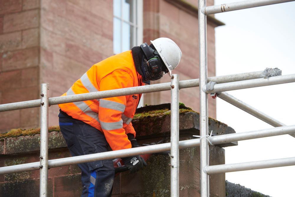 Former cell block removed at Inverness Castle transformation