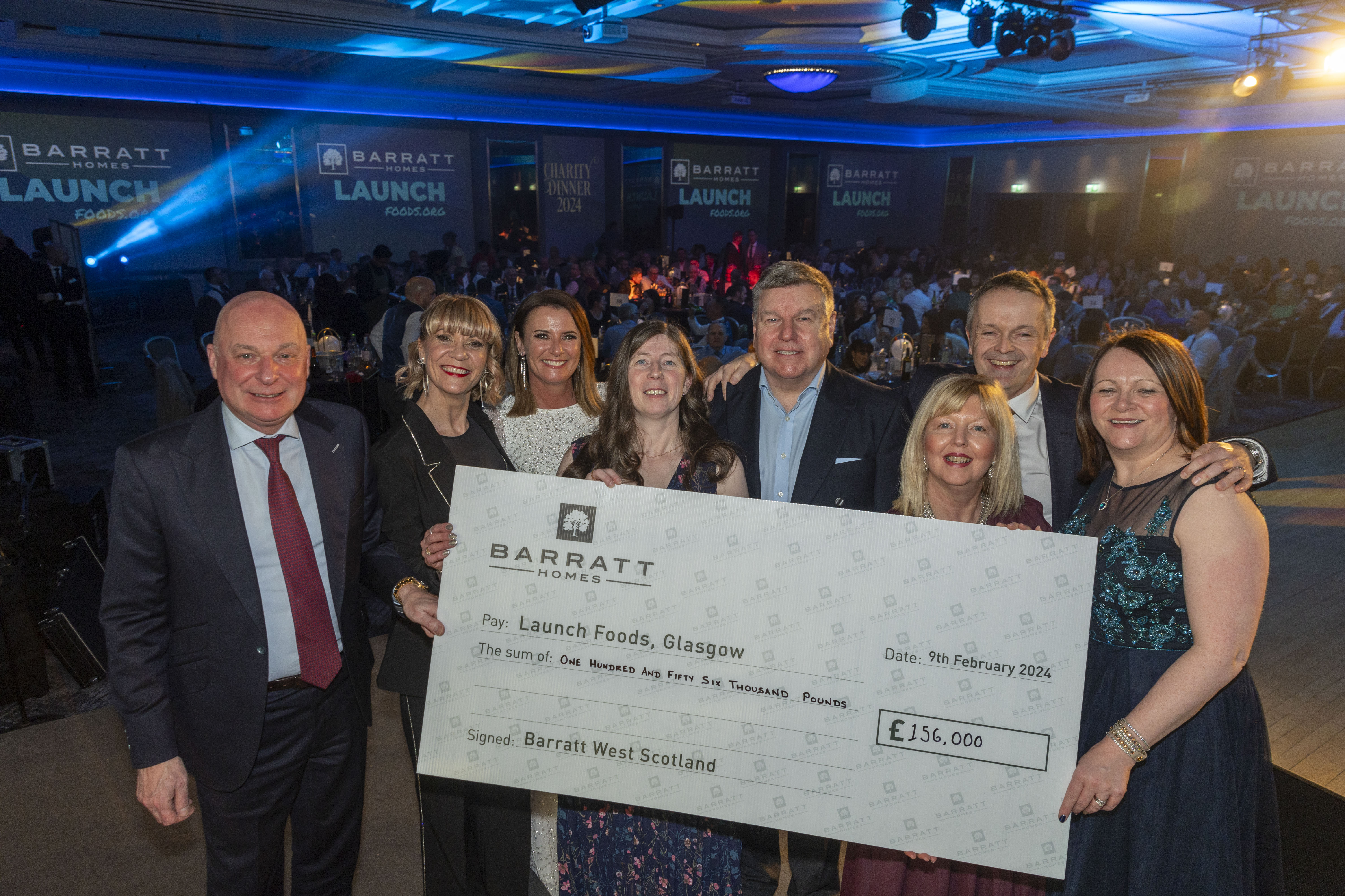 Barratt raises over £150,000 to help support Glasgow families