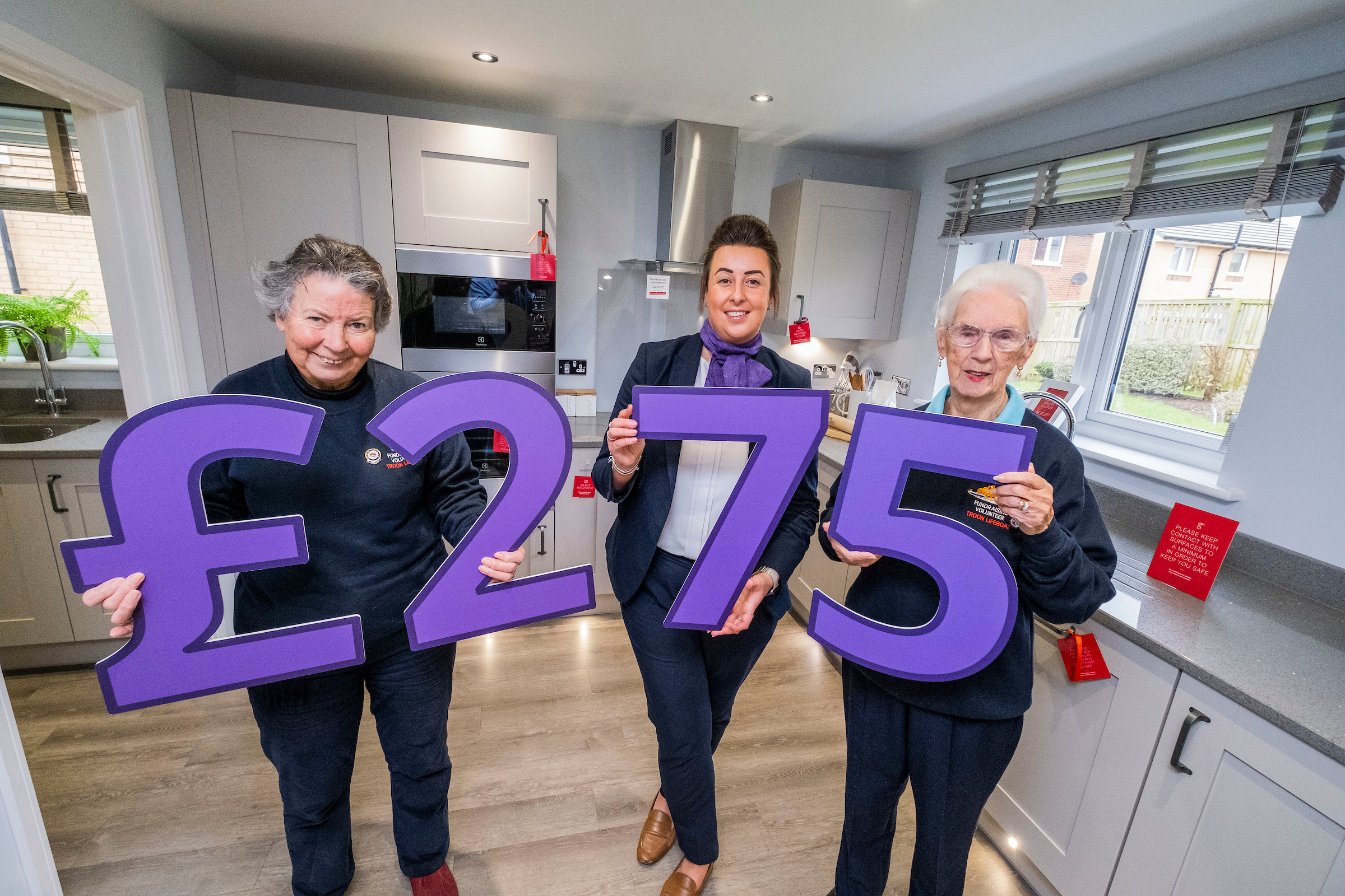 RNLI receives fourth donation from Taylor Wimpey