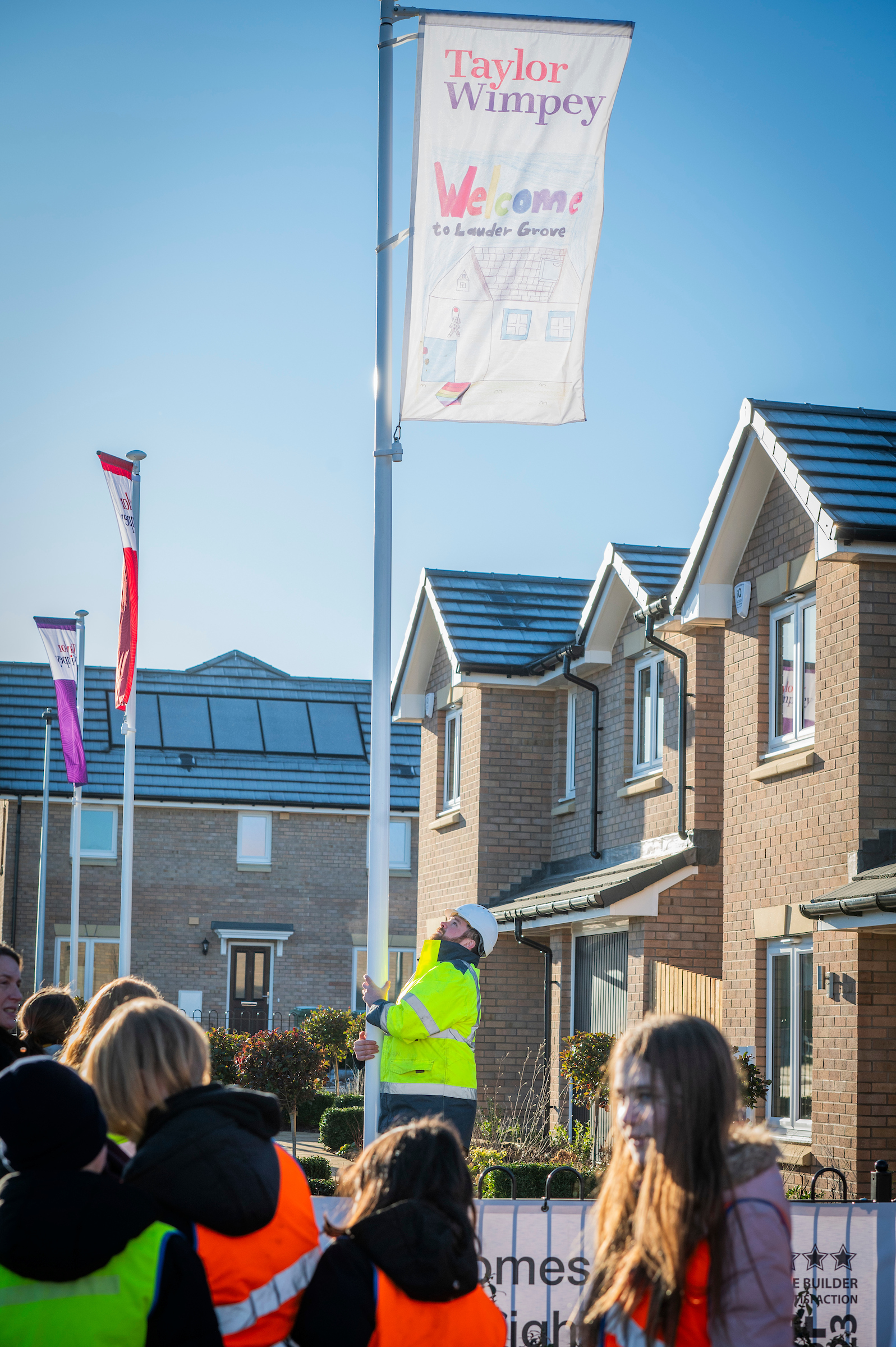 Taylor Wimpey East Scotland flies the flag for local primary school in Ratho Station