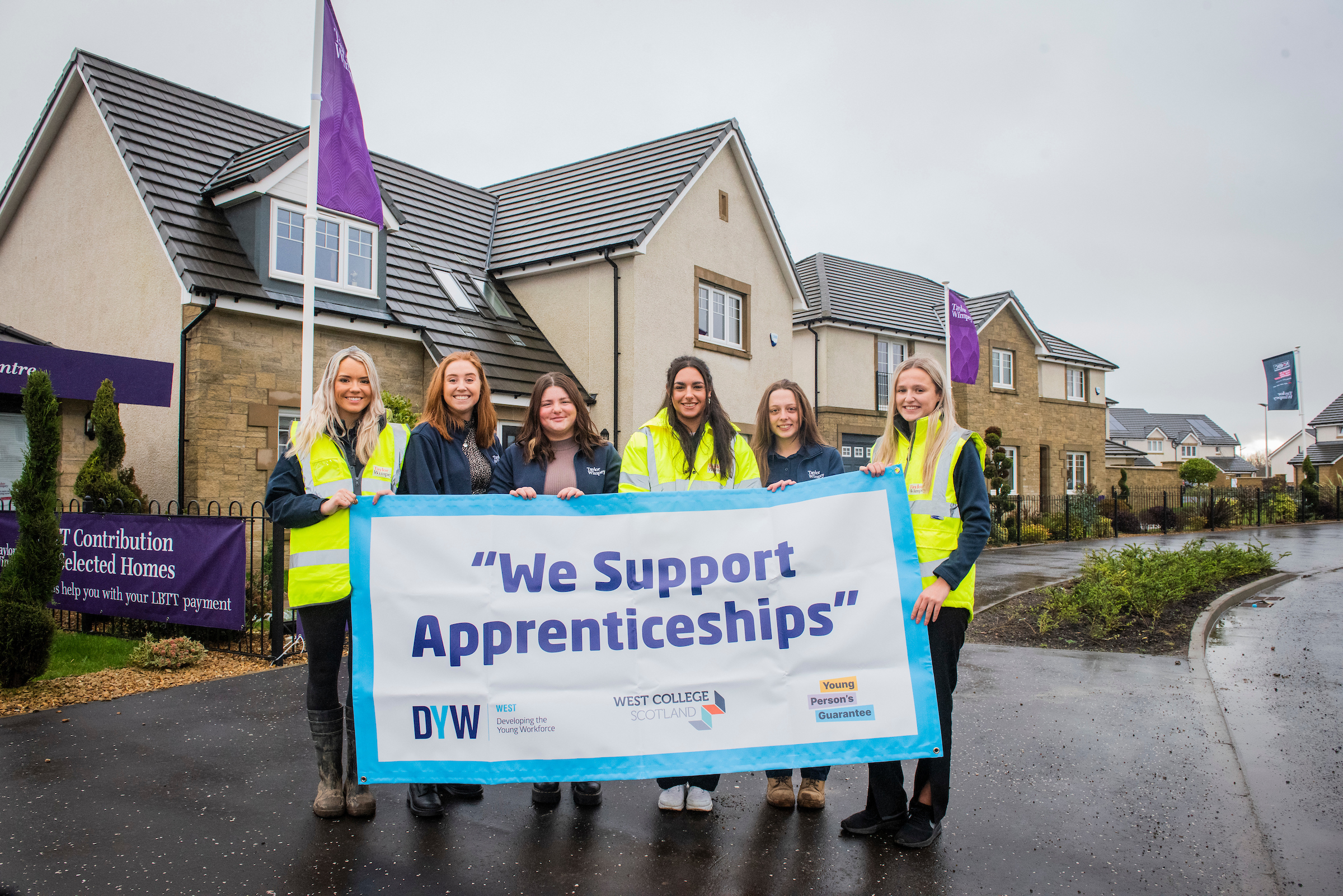 Taylor Wimpey West Scotland shows its support for Scottish Apprenticeship Week