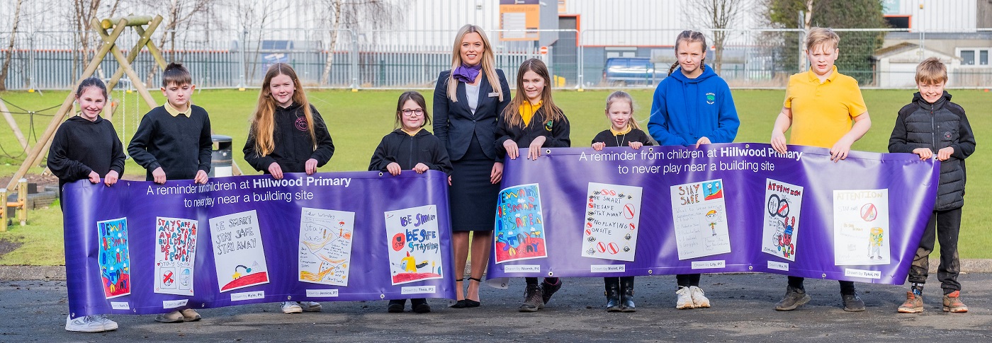 Children have designs on health and safety in Ratho Station