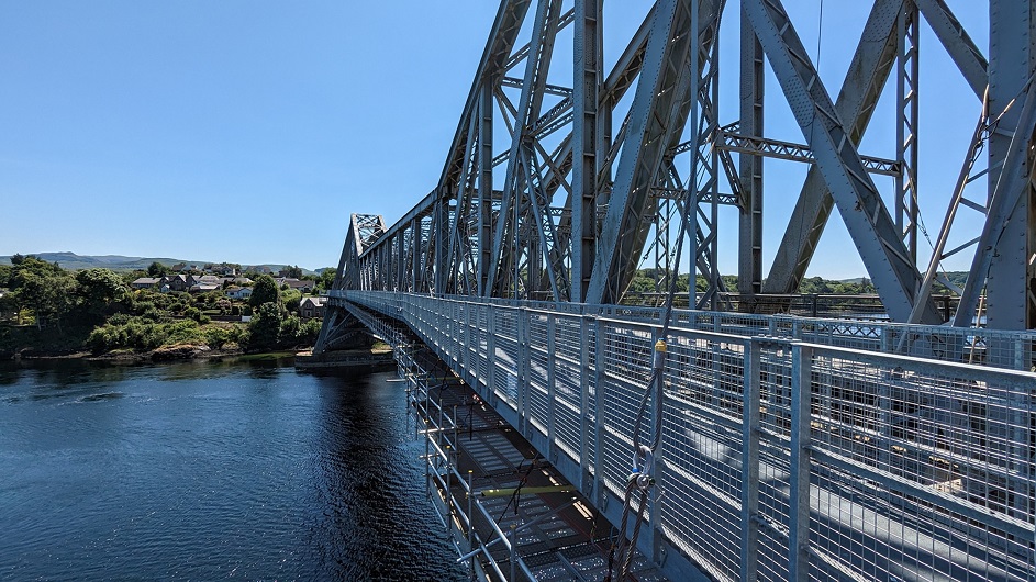 Spencer Group completes bespoke temporary walkway on Connel Bridge