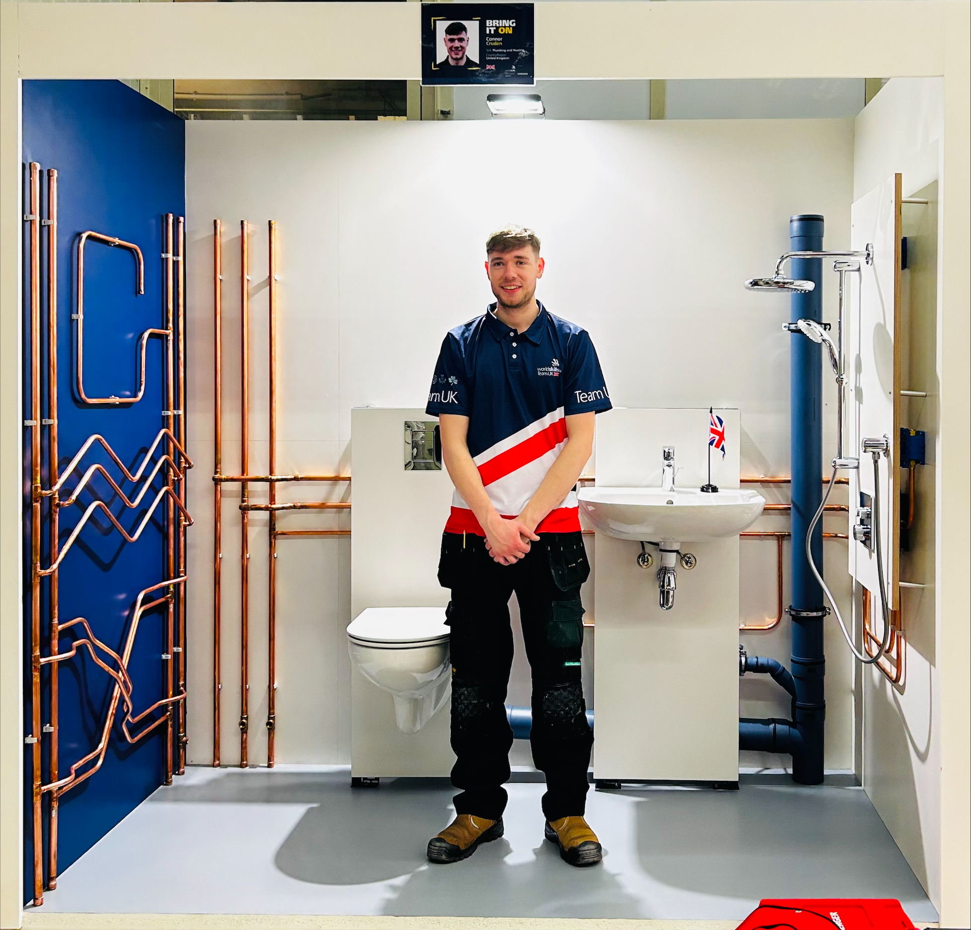 Scotland plumber takes on best at WorldSkills finals