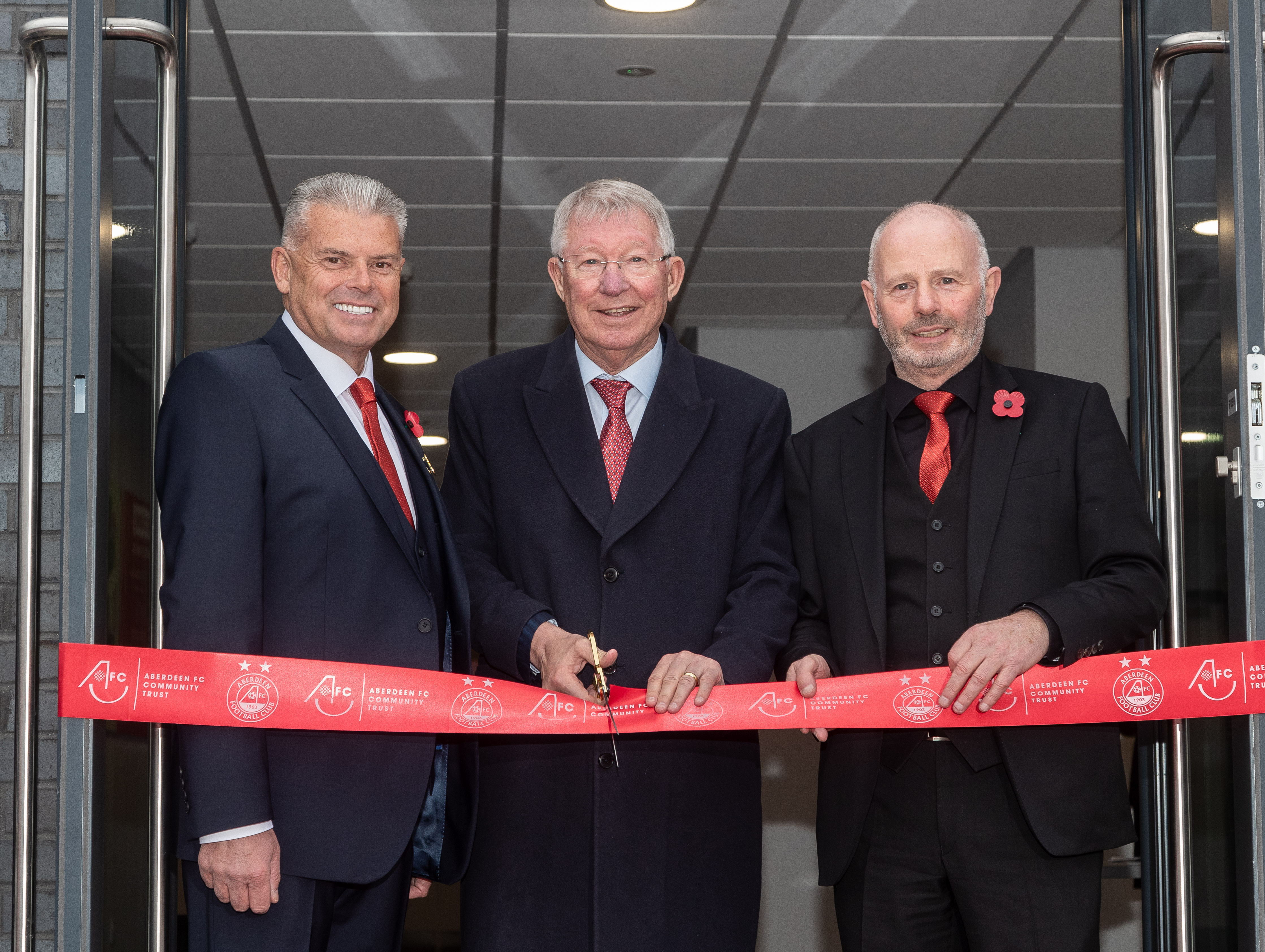 Sir Alex Ferguson officially opens new Aberdeen FC training facilities