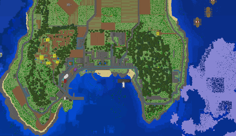 And finally... Isle of Cumbrae recreated in Minecraft