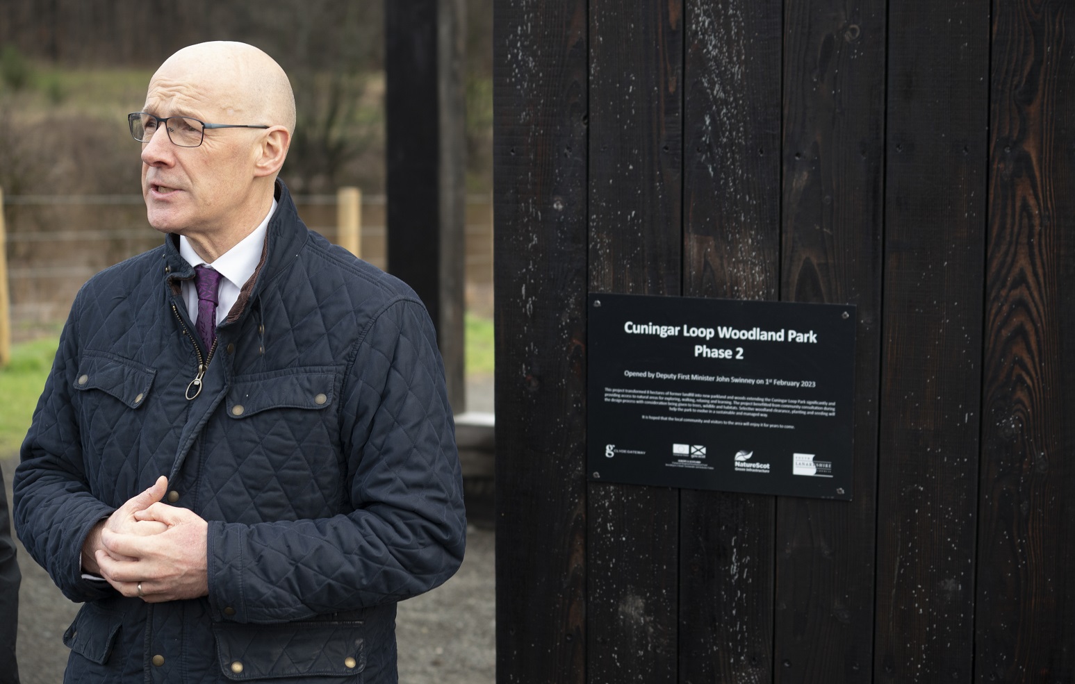 Deputy First Minister opens £3m Cuningar Loop park extension and new facilities