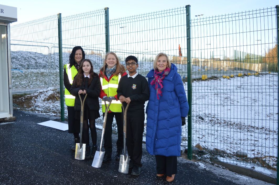 Groundbreaking event for new Currie Community High School