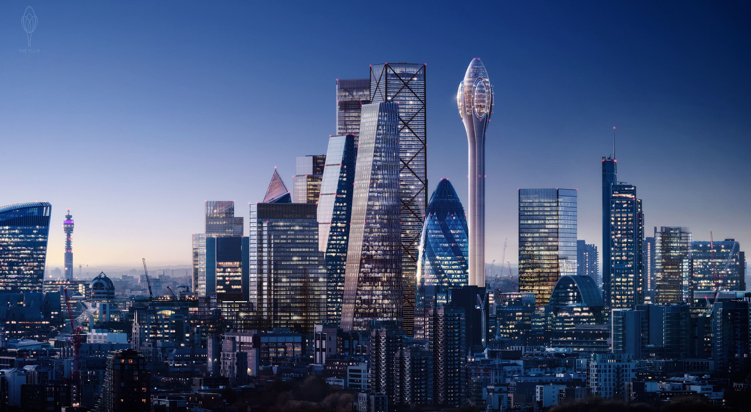 And finally... ‘Tulip’ tower plan to accompany The Gherkin