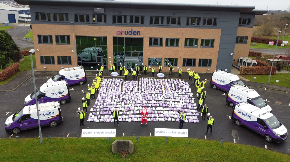 Cruden donates 10,000 items to West of Scotland food banks