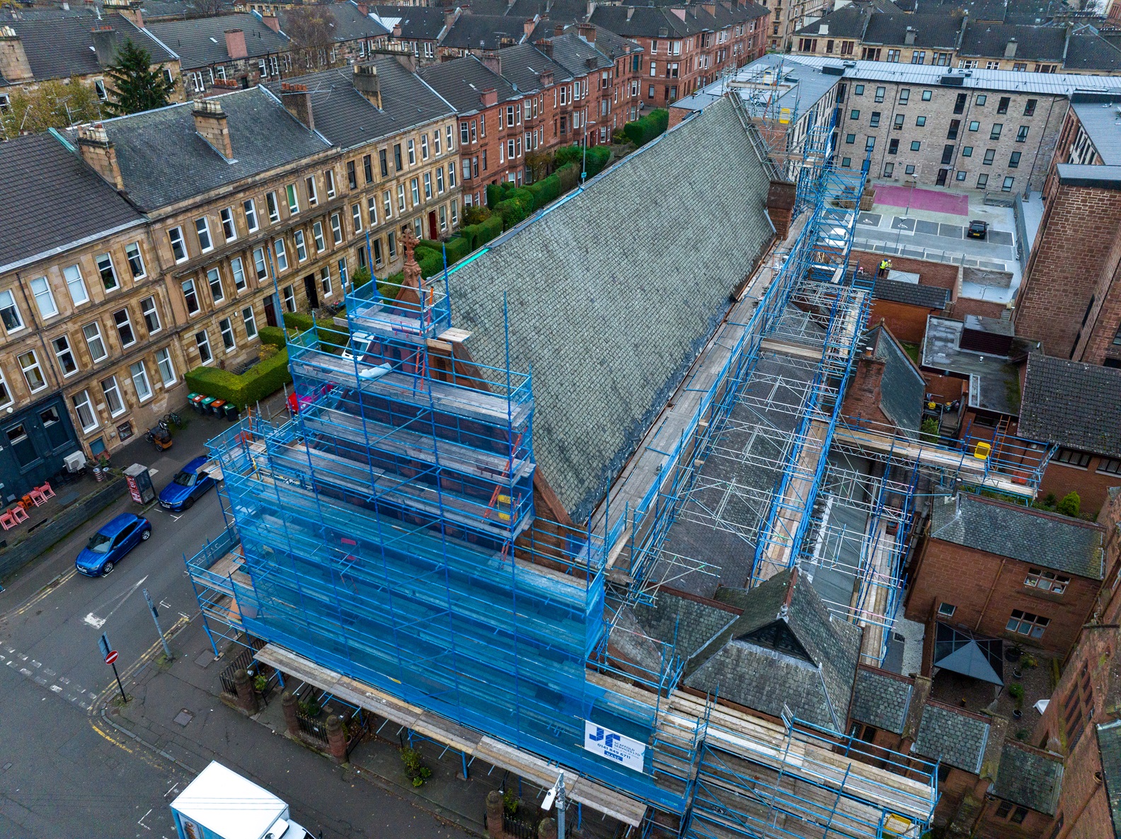 JR Scaffold answers structural prayers for West End church renovation project