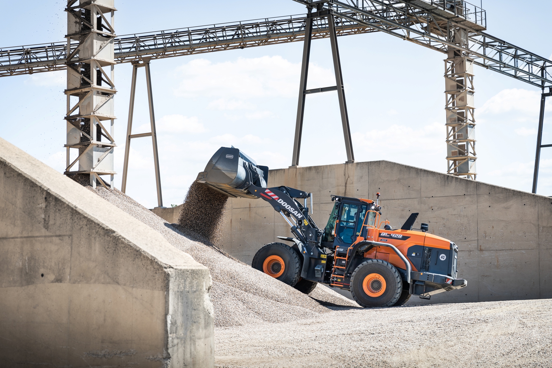 Doosan launches new DL420CVT-7 wheel loader