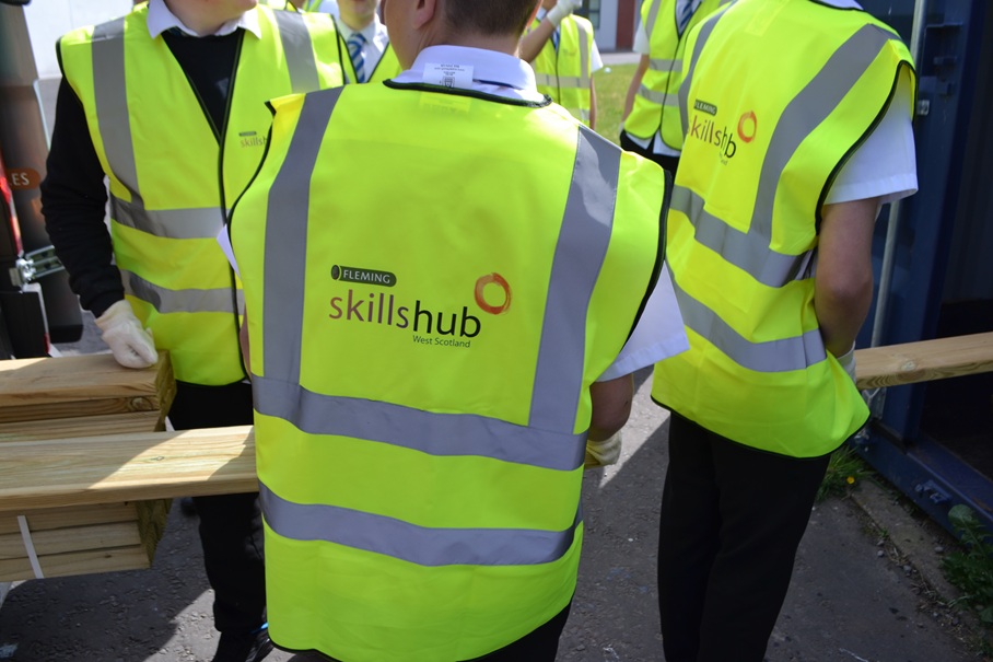 Fleming and hub West Scotland launch student skills hub