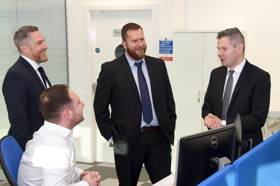 Cabinet secretary Derek Mackay opens Edinburgh office for Emtec