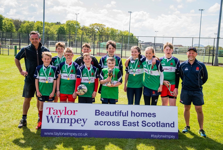 Dunbar rugby tournament scores Taylor Wimpey support for 10th year