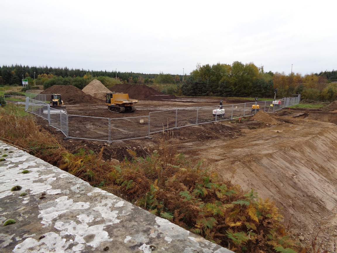 In Pictures: Work on Inverness Airport station progressing well