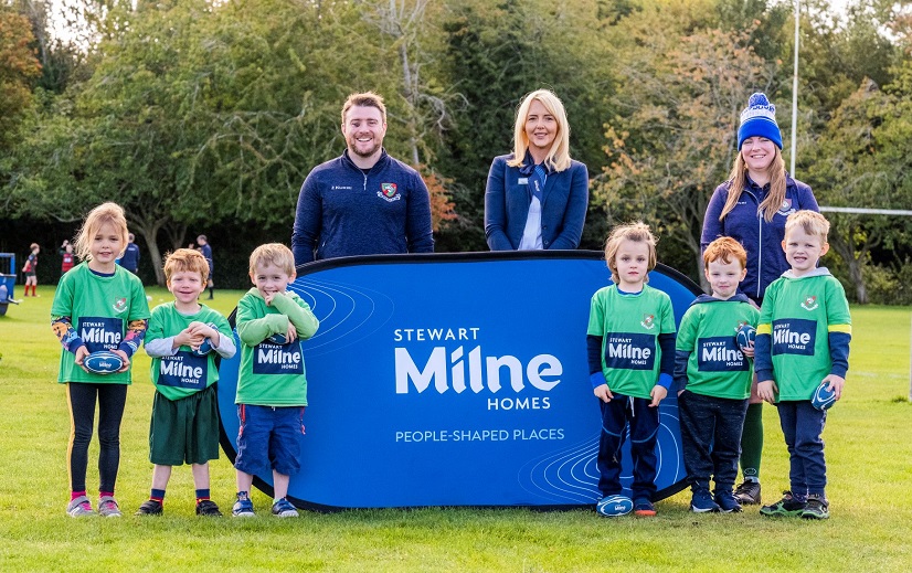 Dalkeith Little Ruggers kick off season with backing from Stewart Milne Homes