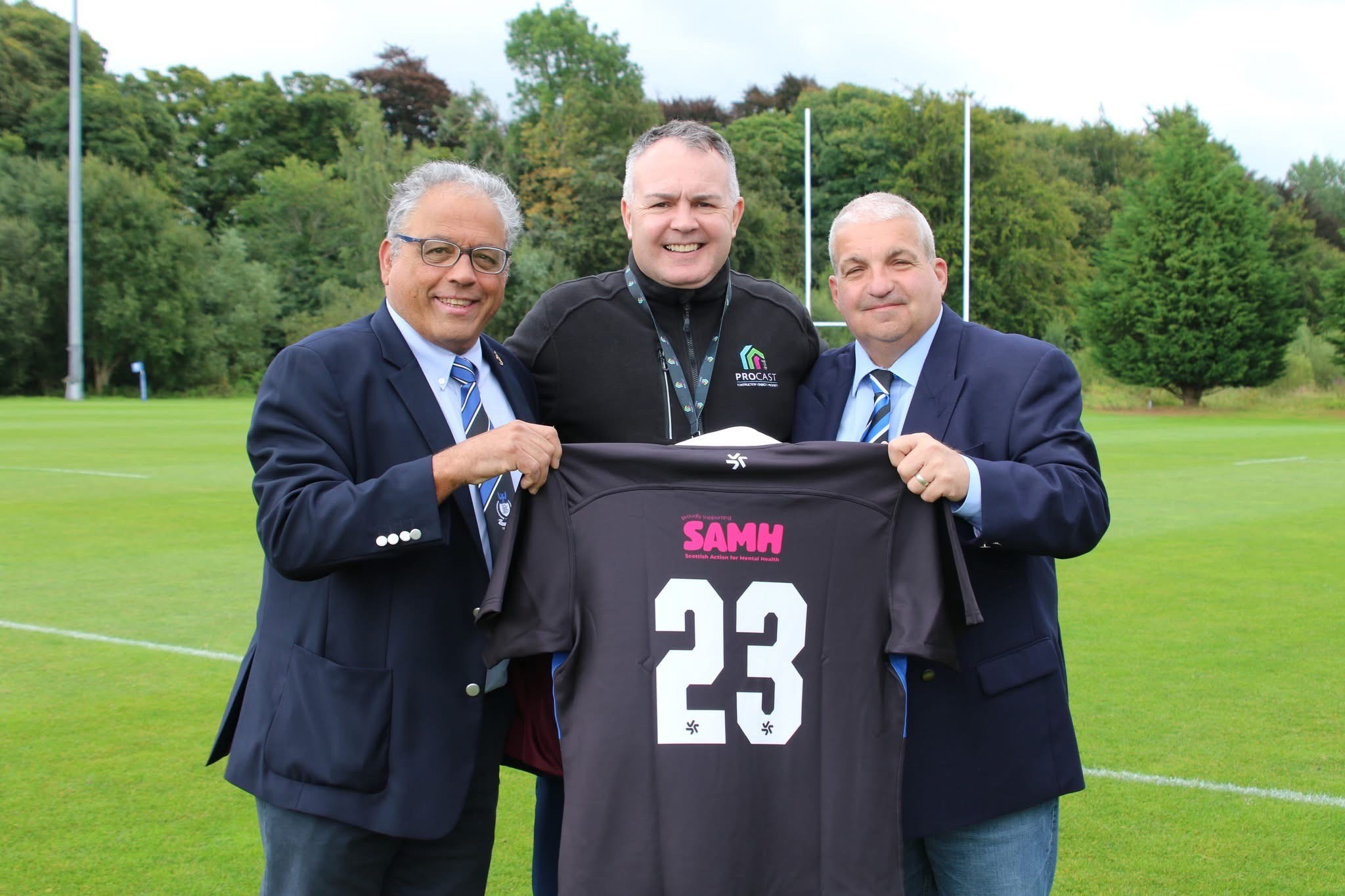 Dalziel Rugby Club unveils new Procast sponsored kits and training academy