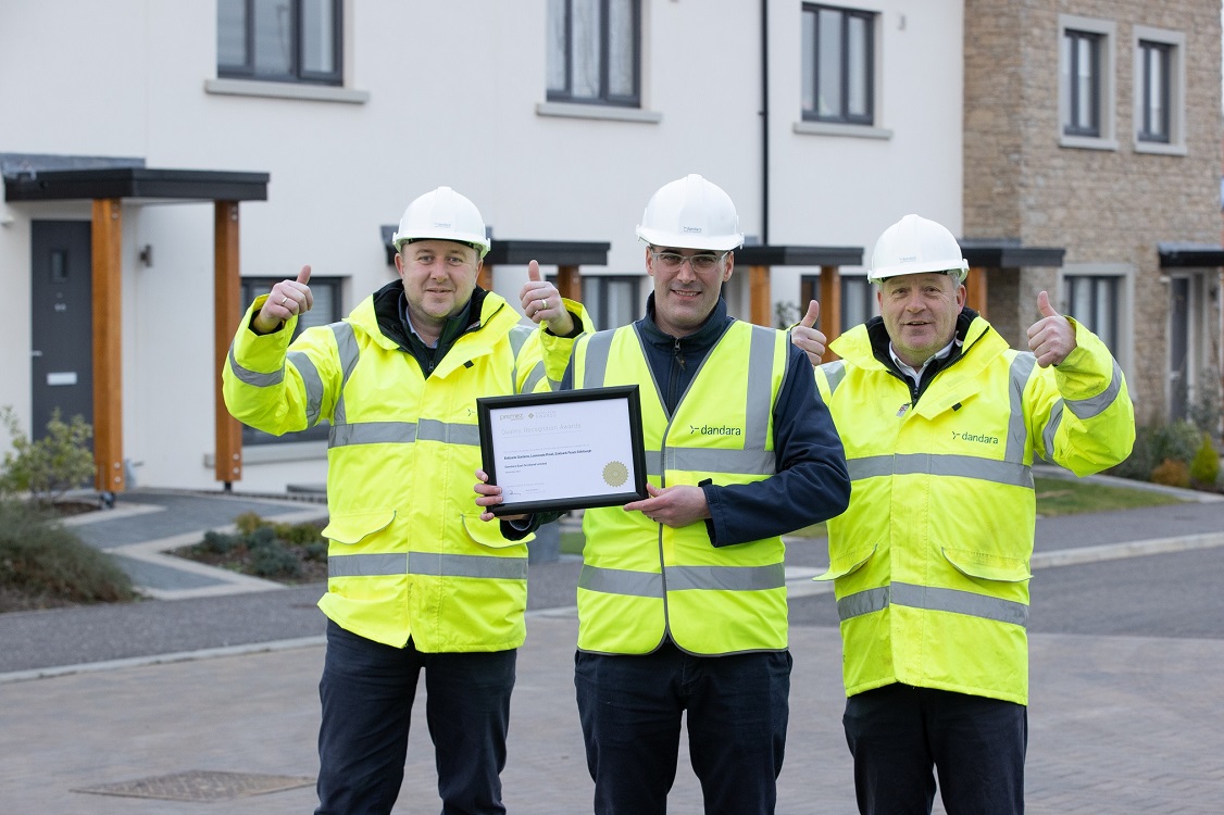 Dandara recognised for esteemed quality at Midlothian developments