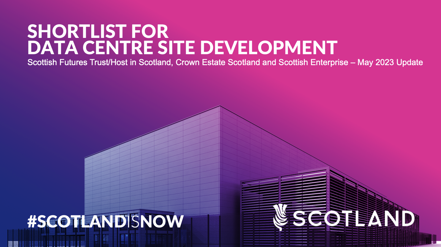 Report identifies new opportunities for data centres in Scotland