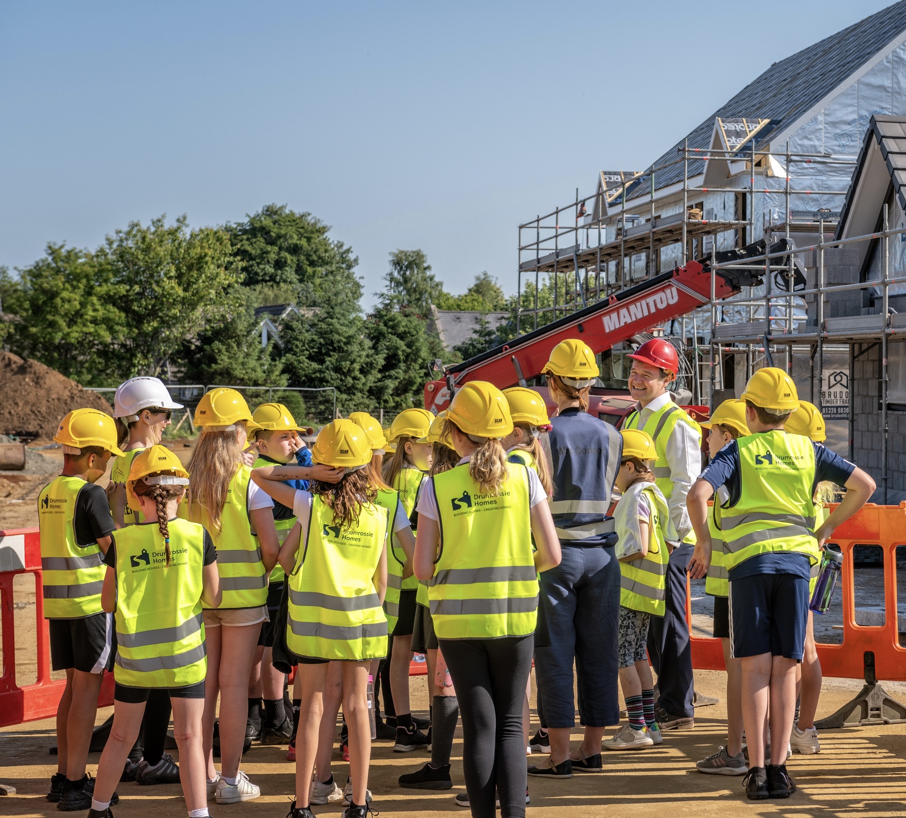 School visit for new Drumrossie Homes development