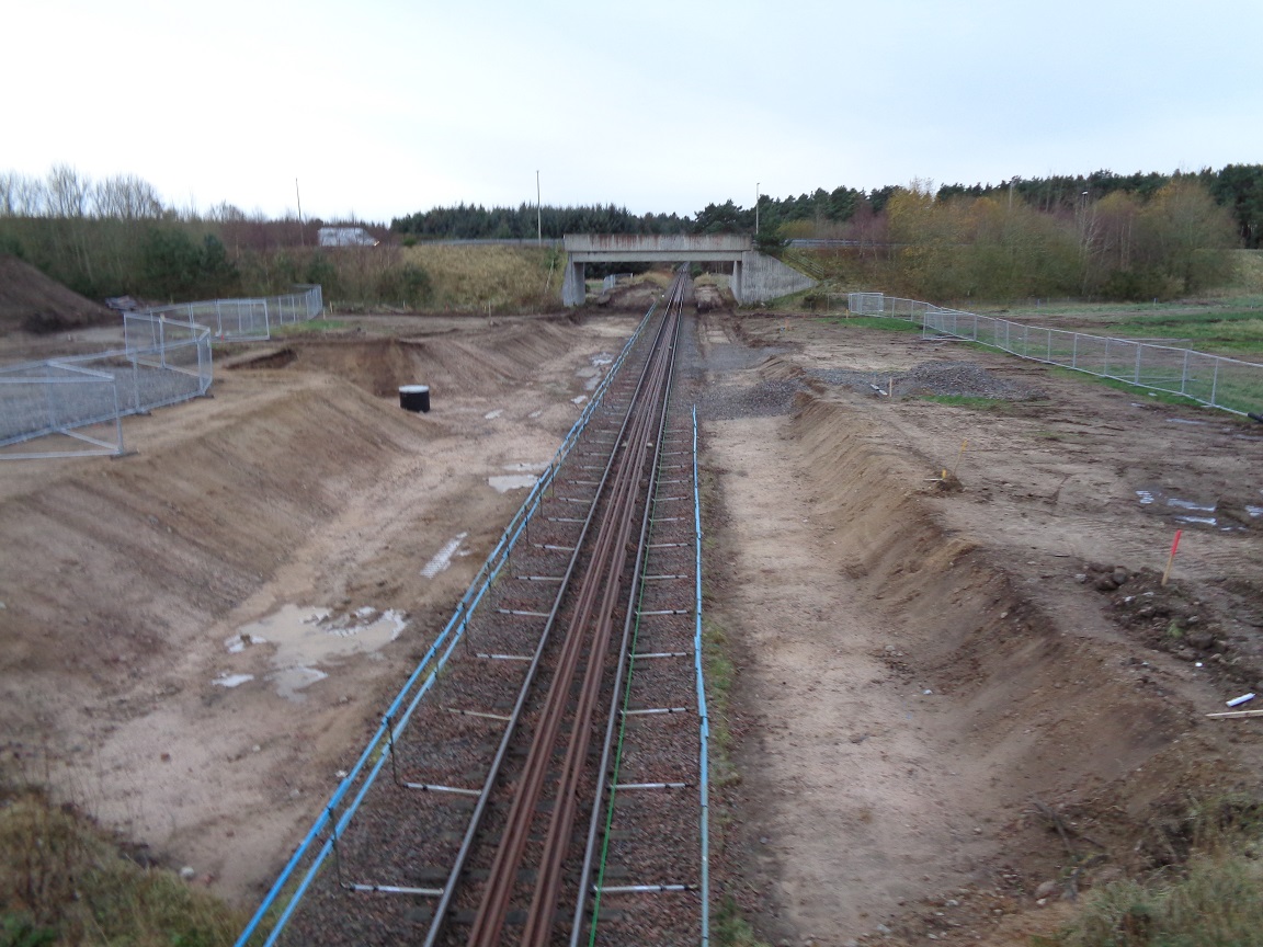 In Pictures: Work on Inverness Airport station progressing well