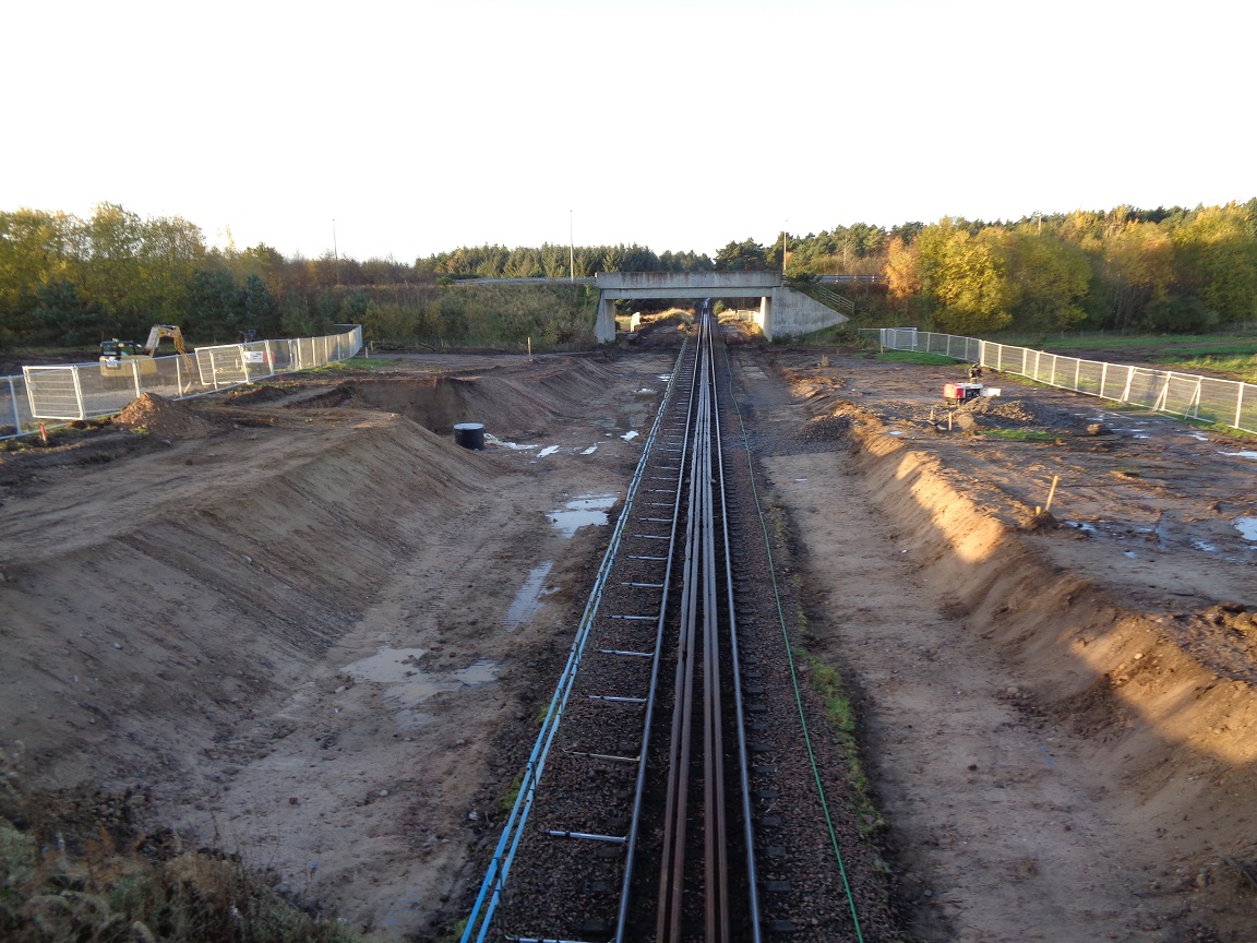 In Pictures: Work on Inverness Airport station progressing well