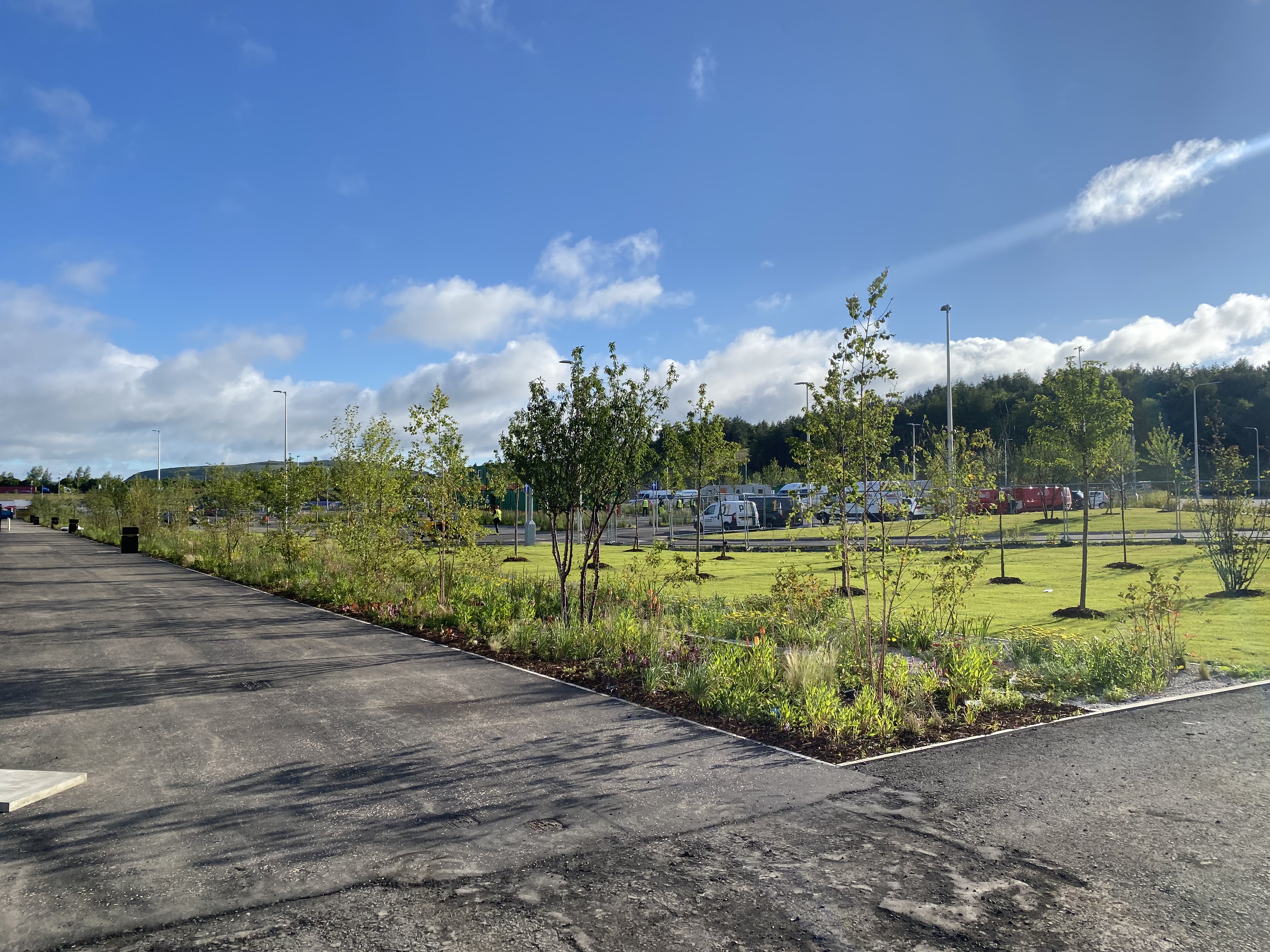 P1 Contractors and Johnsons Nurseries support world’s largest Passivhaus school with sustainable landscaping