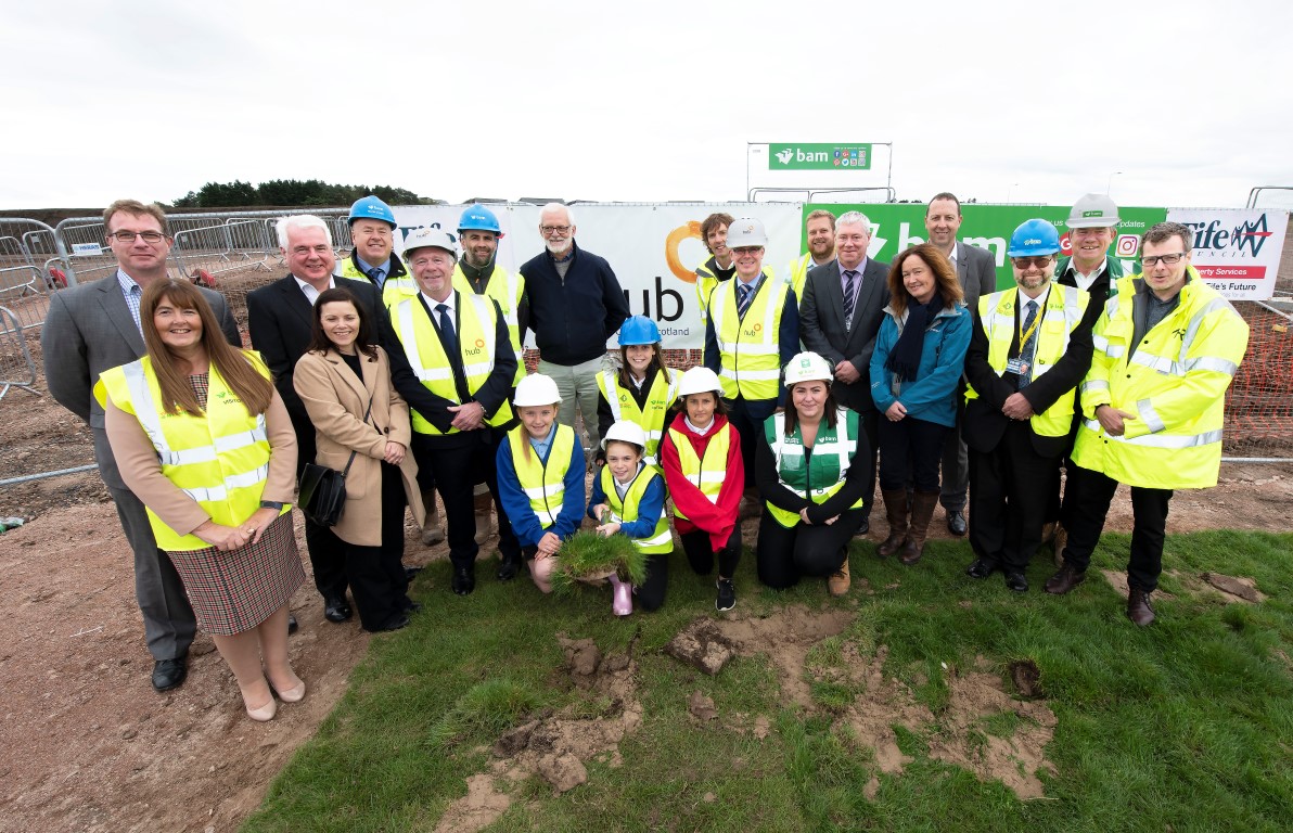 Pupils dig in for new school at Madras sod-cutting