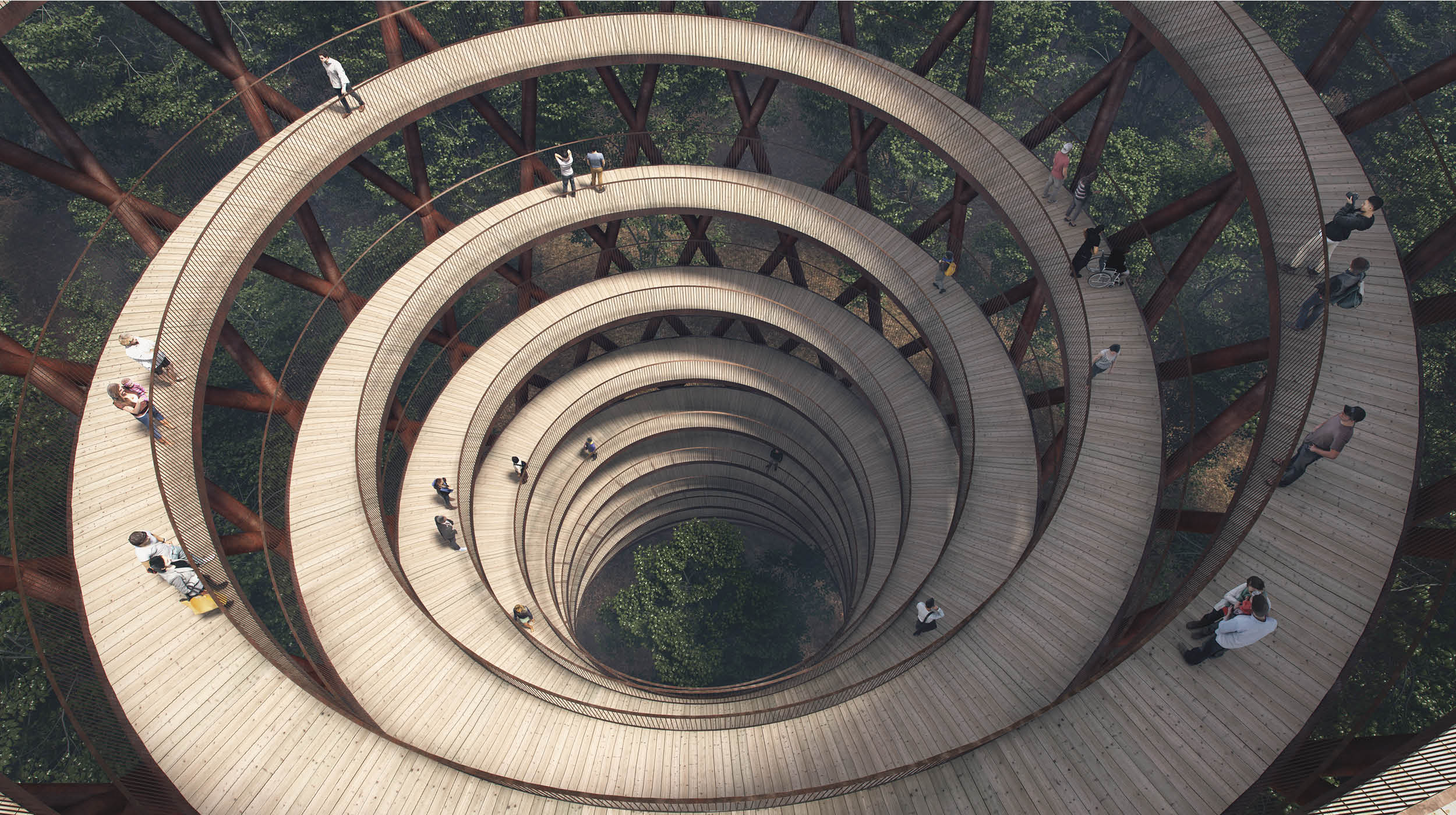 And finally... Danish firm opens 600-metre Treetop Experience