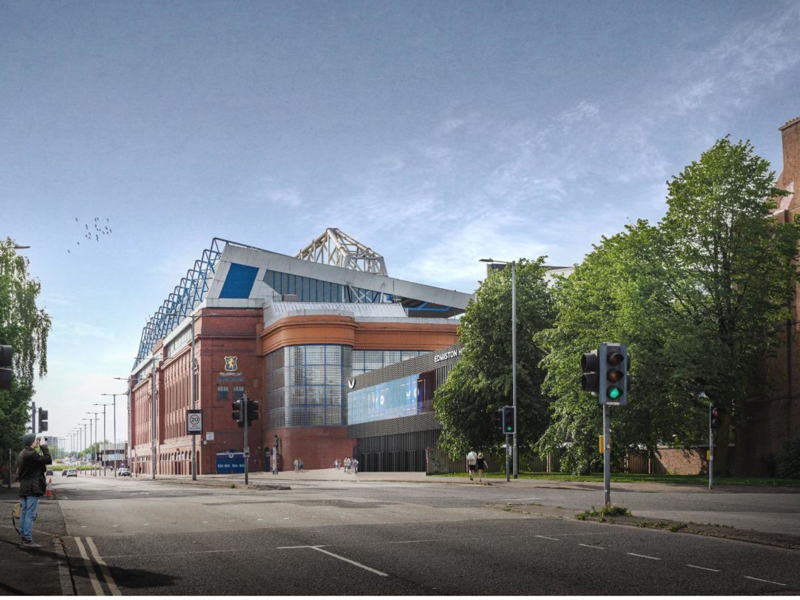 Rangers FC draw up plans to build new Edmiston House