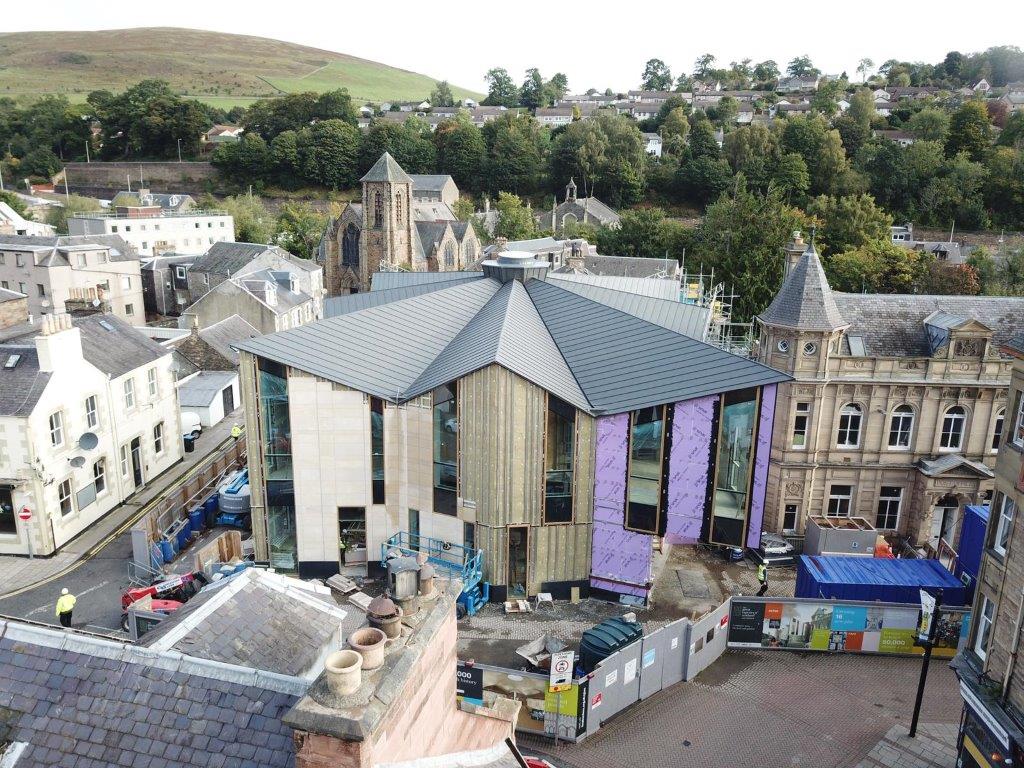 Work on Great Tapestry of Scotland Visitor Centre progressing well