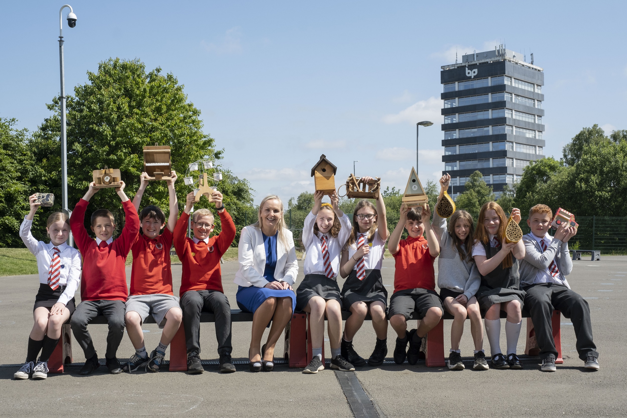 Barratt Developments and Stepps Primary School celebrate Garden Wildlife Week