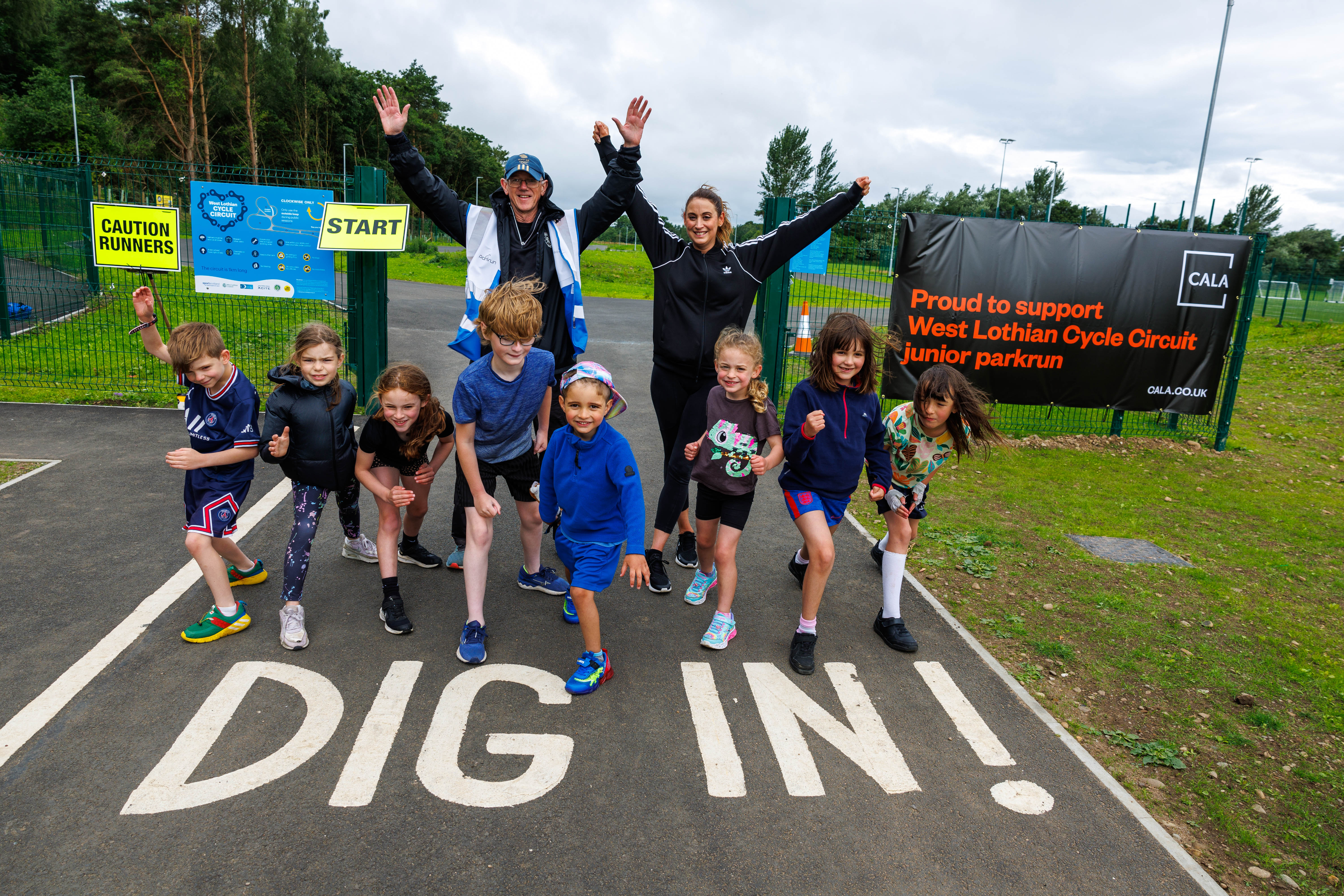 New junior Parkrun launched in Linlithgow thanks to Cala Homes support