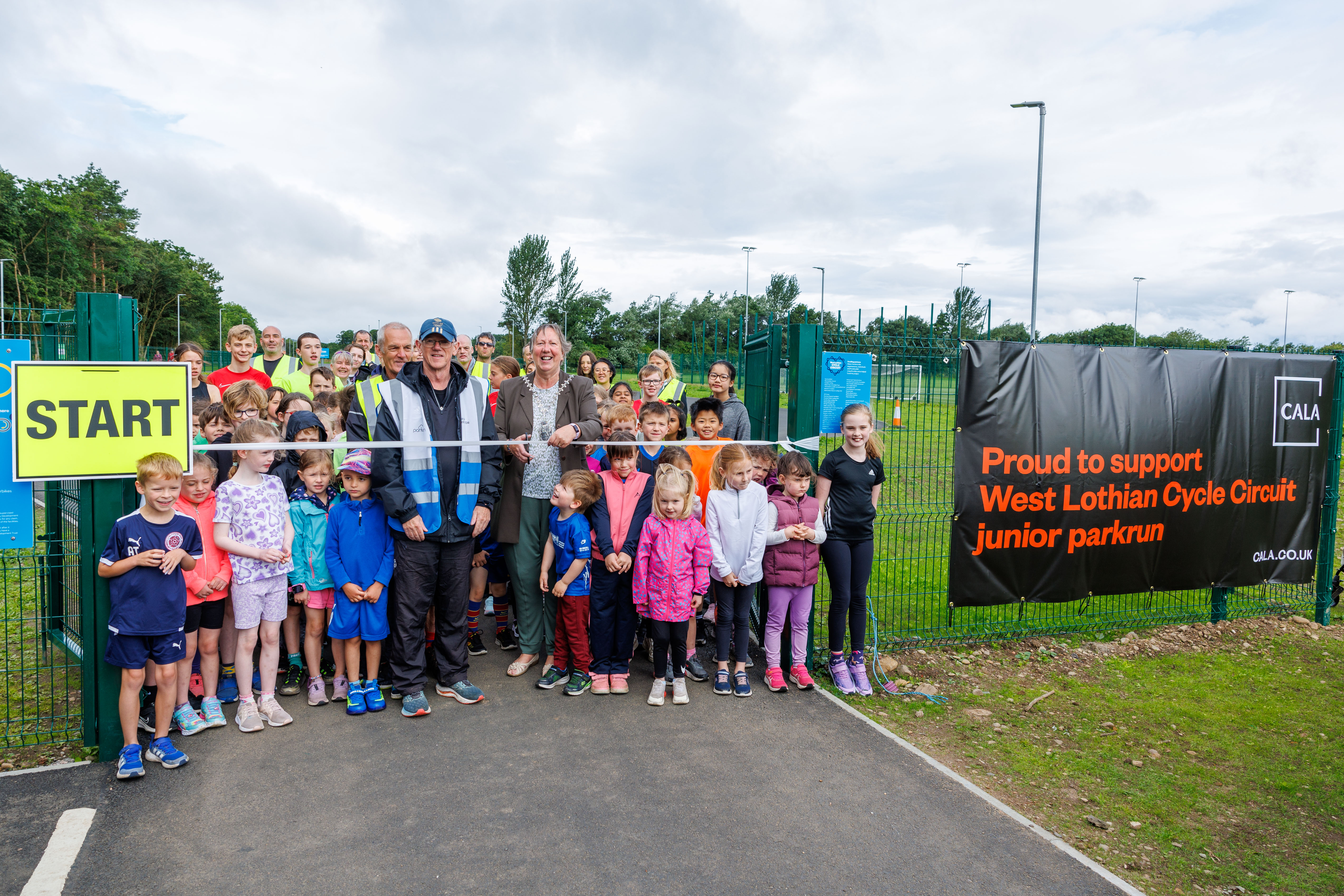 New junior Parkrun launched in Linlithgow thanks to Cala Homes support