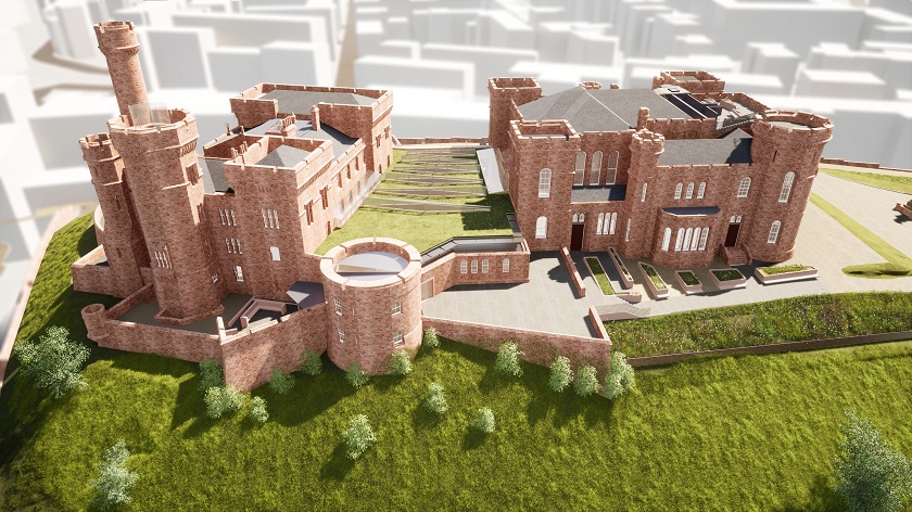 Statutory applications lodged for Inverness Castle transformation project