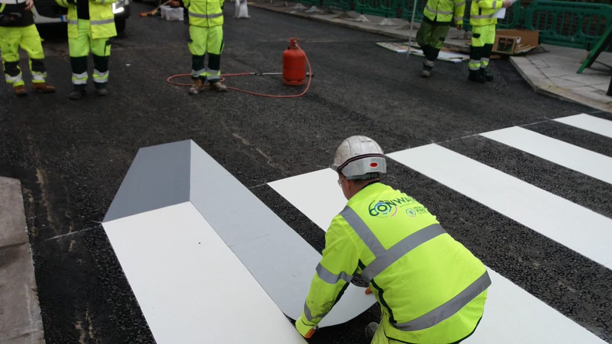 And finally… UK’s first 3D zebra crossing unveiled