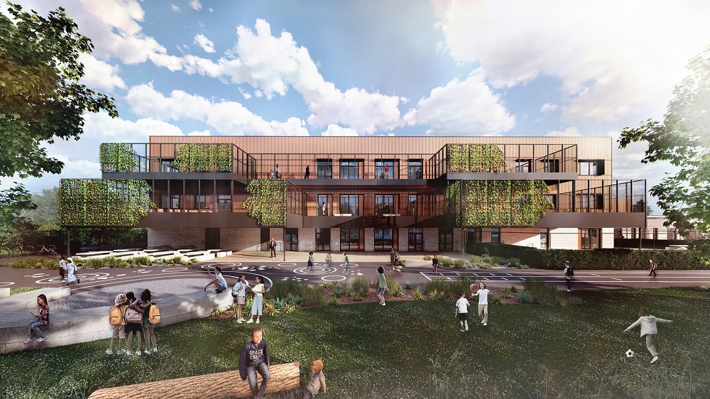 Green light for new Passivhaus community campus in Faifley